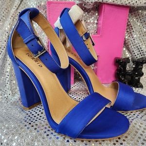 NWT Torrid Poseidon Two Strap Taper Heels